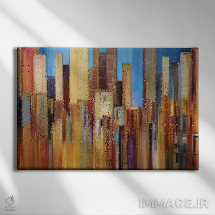 تابلو امپراتوری شهری اثر اکاترینا ارمیلکینا - نمای روبهرو روی دیوار