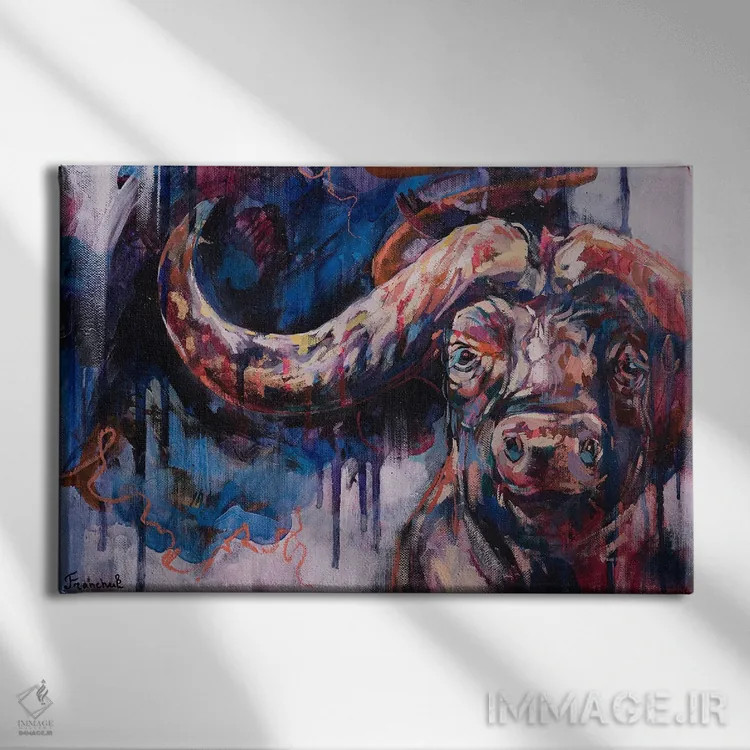 تابلو تفکر عمیق اثر استر فرانچوک - نمای روبهرو روی دیوار