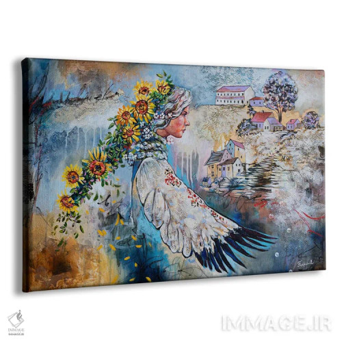 تابلو رشد شهرهای جدید اثر استر فرانچوک - نمای پرسپکتیو محصول