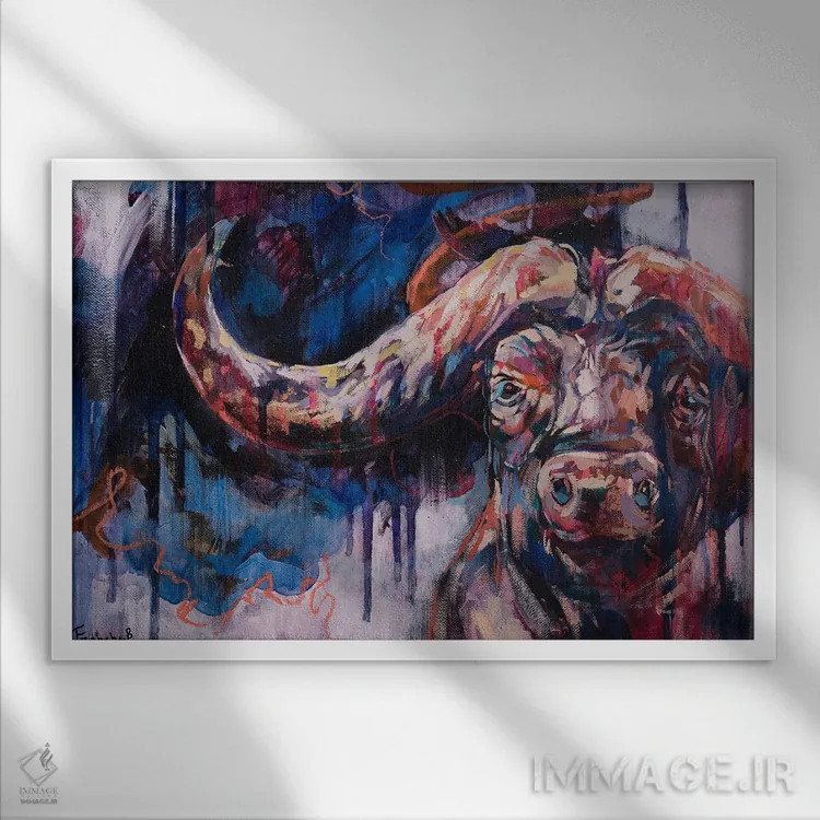 تابلو تفکر عمیق اثر استر فرانچوک - نمای قابدار سفید