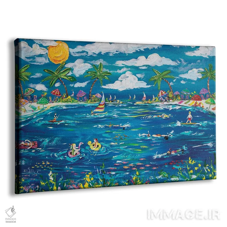 تابلو حس تابستانی اثر استل گرنگس - نمای پرسپکتیو محصول