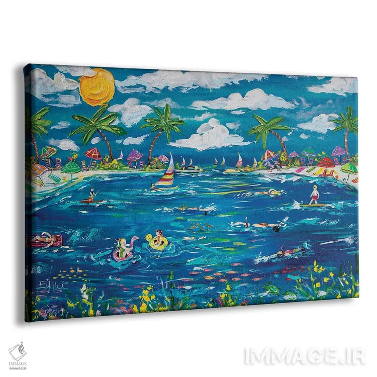 تابلو حس تابستانی اثر استل گرنگس - نمای پرسپکتیو محصول