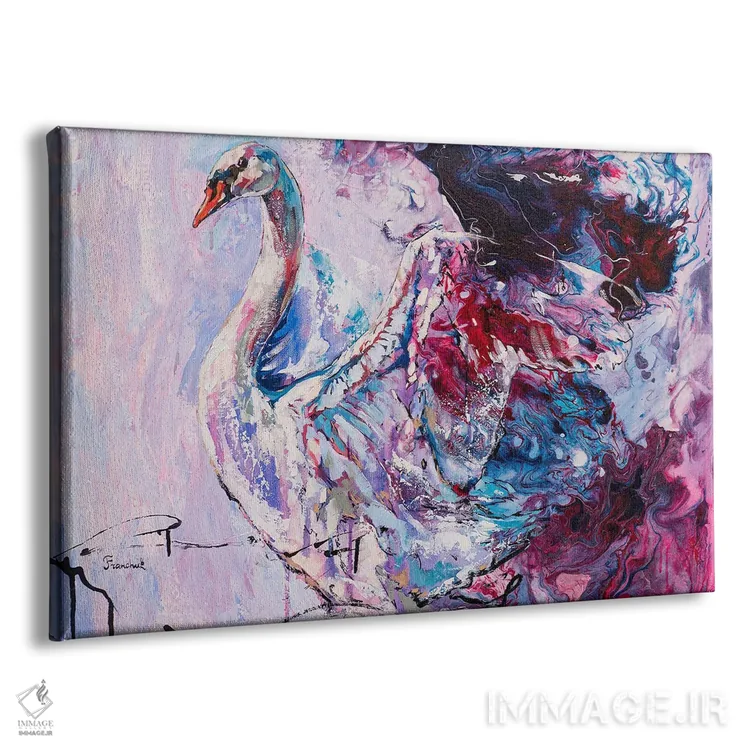 تابلو امواج زیبایی اثر استر فرانچوک - نمای پرسپکتیو محصول