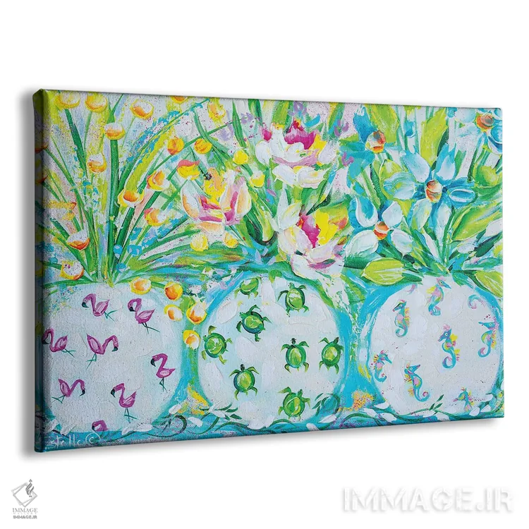 تابلو سهگانه خطرناک اثر استل گرنگس - نمای پرسپکتیو محصول