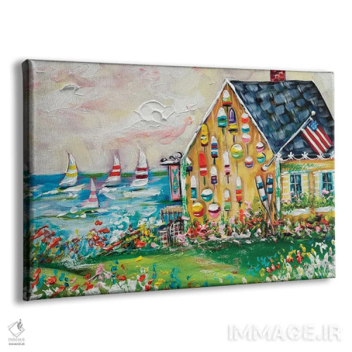 تابلو خانه قایقی اثر استل گرنگس - نمای پرسپکتیو محصول