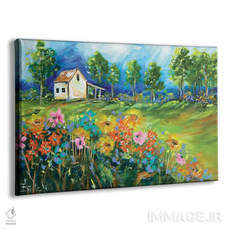 تابلو تغییر فصل اثر استل گرنگس - نمای پرسپکتیو محصول
