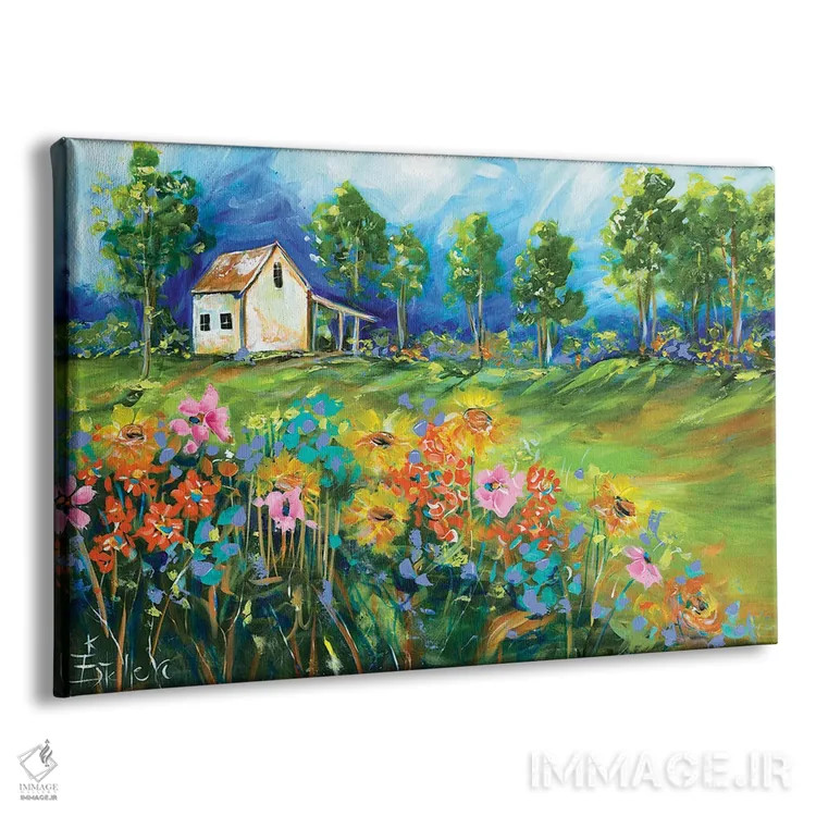 تابلو تغییر فصل اثر استل گرنگس - نمای پرسپکتیو محصول