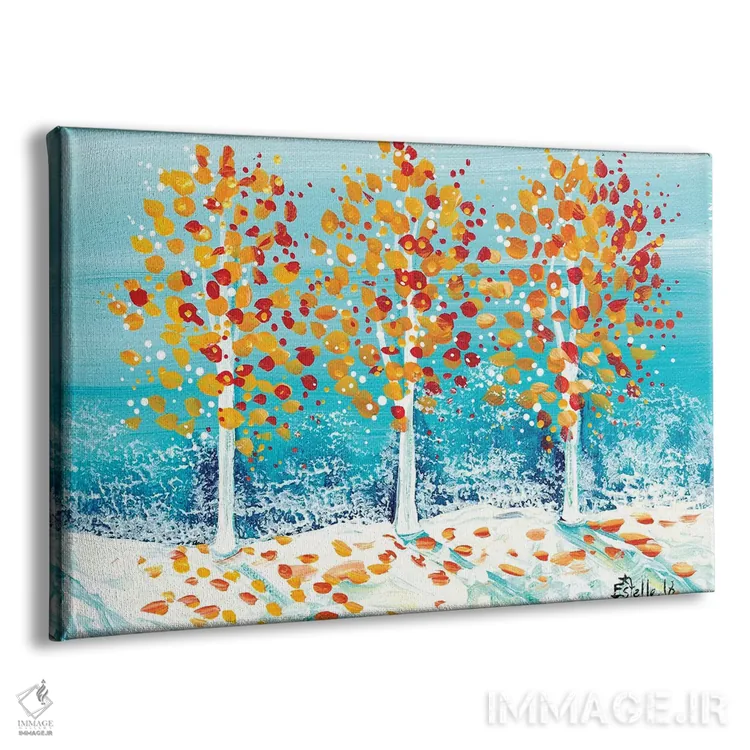 تابلو زمستان زودرس اثر استل گرنگس - نمای پرسپکتیو محصول