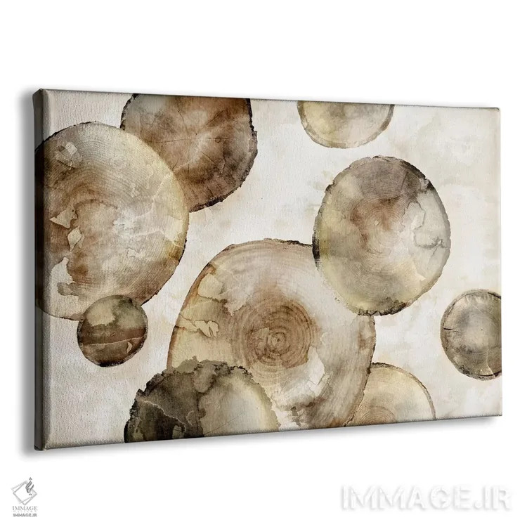 تابلو حلقههای تنه درخت اثر ادوارد سلکرک - نمای پرسپکتیو محصول