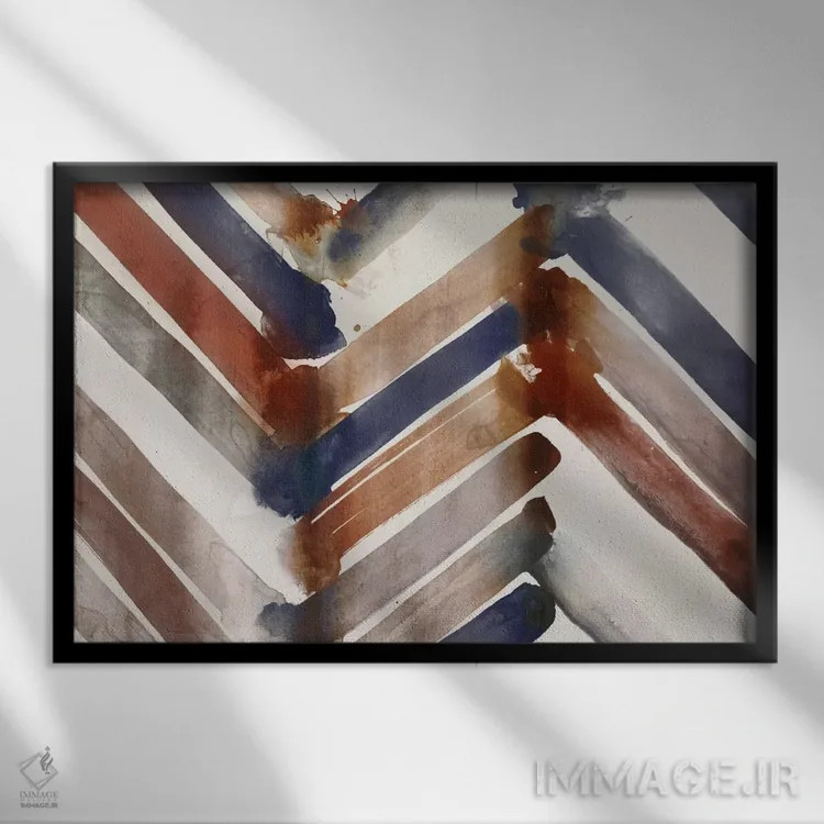 تابلو غروب اثر ادوارد سلکرک - نمای قابدار مشکی