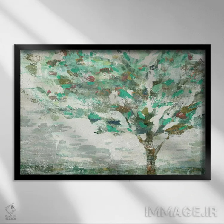 تابلو چشمانداز اثر ادوارد سلکرک - نمای قابدار مشکی