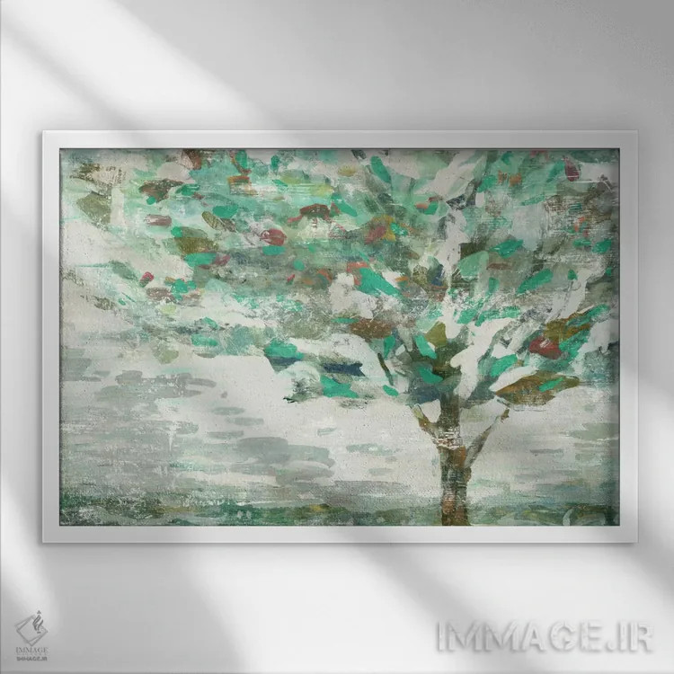 تابلو چشمانداز اثر ادوارد سلکرک - نمای قابدار سفید