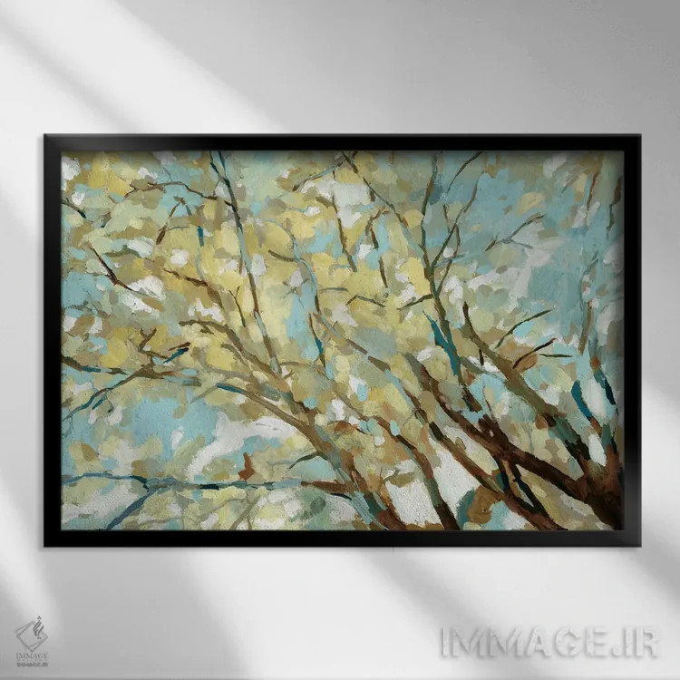 تابلو منظره از پایین اثر ادوارد سلکرک - نمای قابدار مشکی