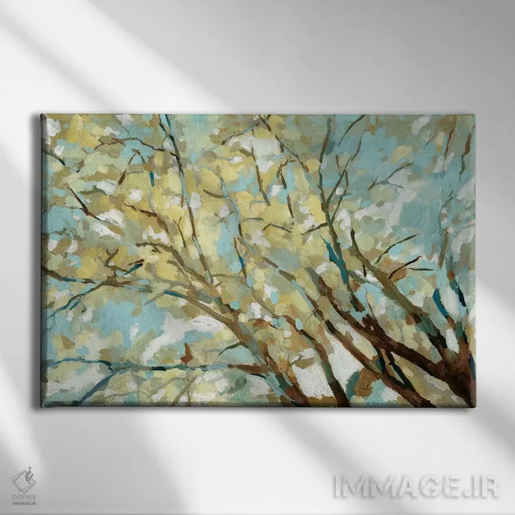 تابلو منظره از پایین اثر ادوارد سلکرک - نمای روبهرو روی دیوار