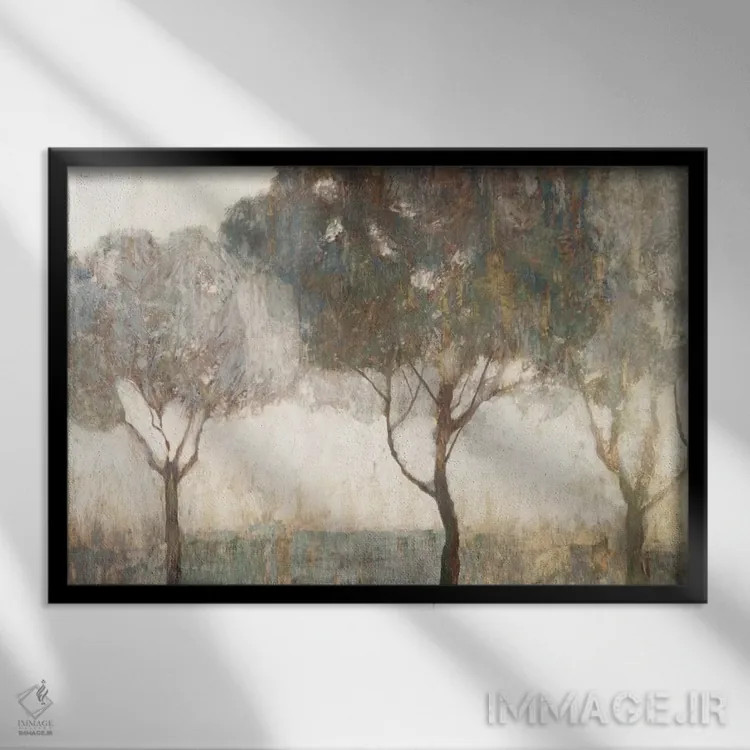 تابلو طلوع اثر ادوارد سلکرک - نمای قابدار مشکی