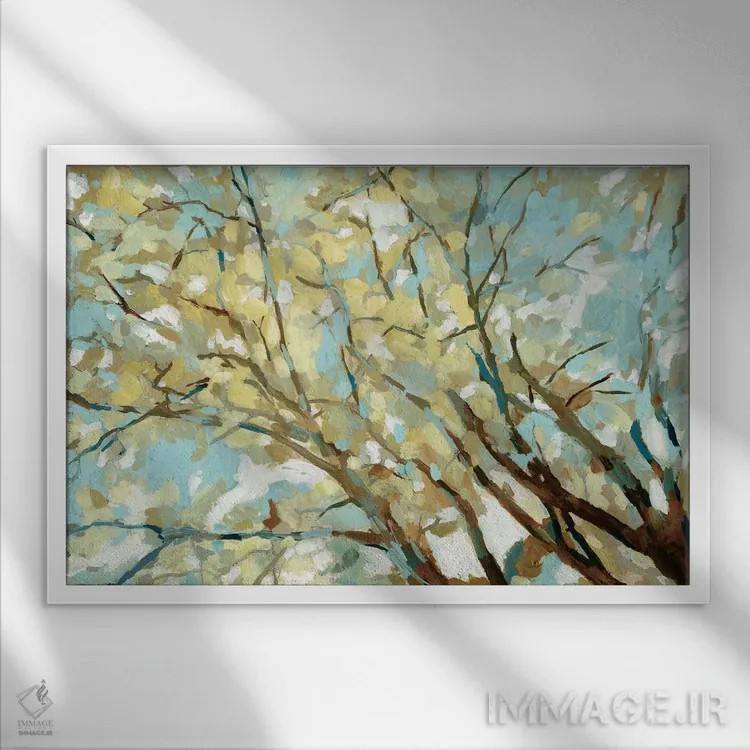 تابلو منظره از پایین اثر ادوارد سلکرک - نمای قابدار سفید