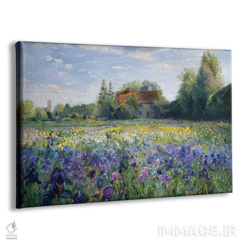 تابلو غروب در مزرعه زنبق اثر تیموتی ایستون - نمای پرسپکتیو محصول