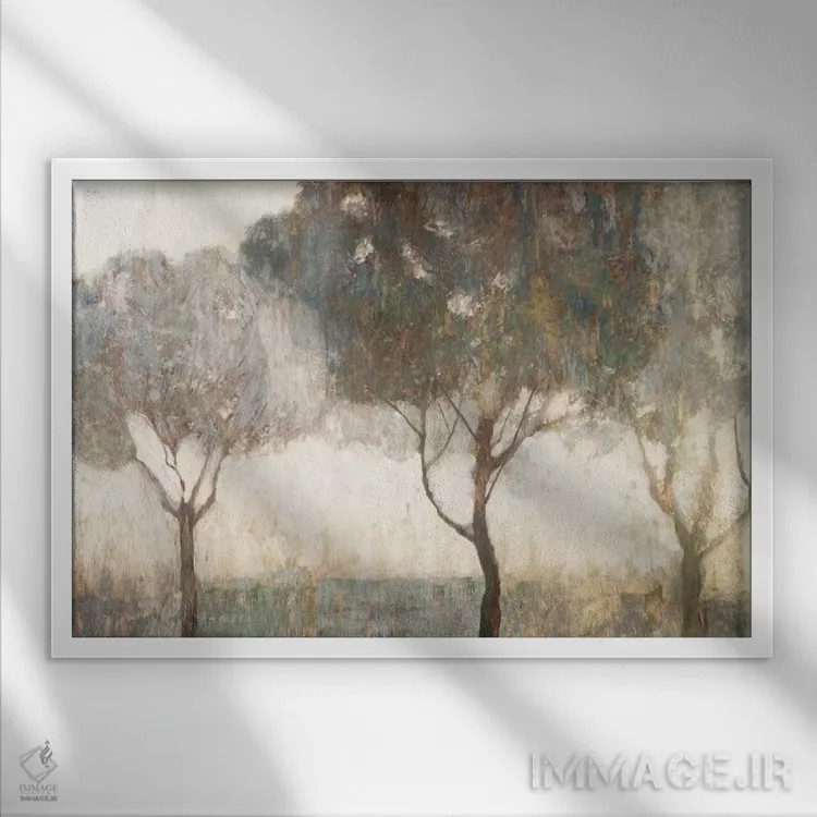 تابلو طلوع اثر ادوارد سلکرک - نمای قابدار سفید