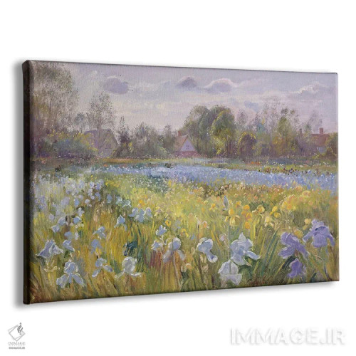 تابلو مزرعه زنبق در نور غروب، ۱۹۹۳ اثر تیموتی ایستون - نمای پرسپکتیو محصول