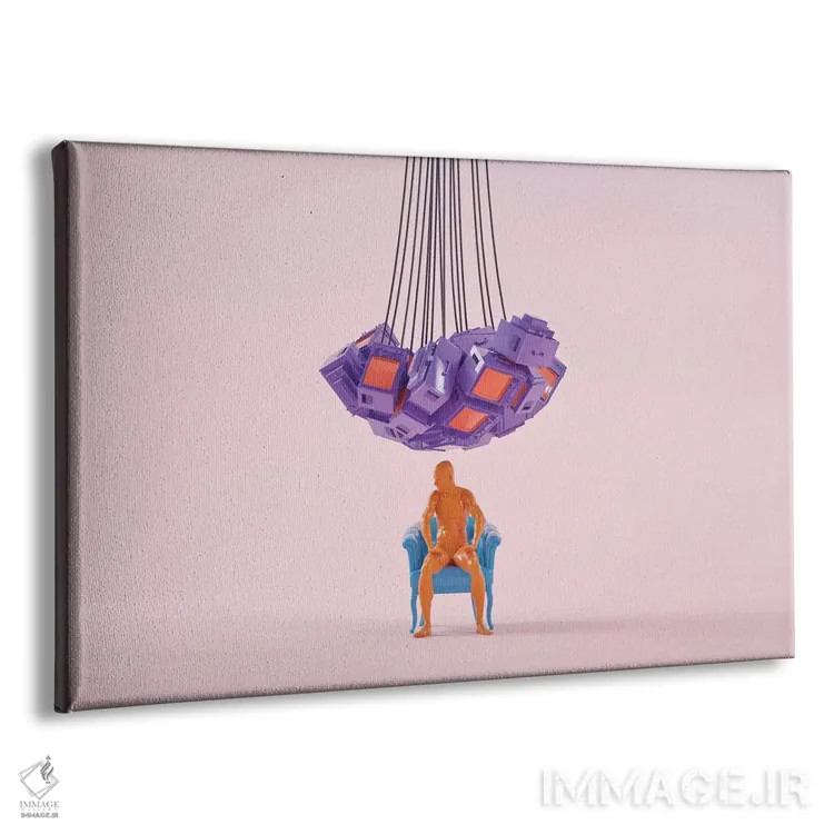 تابلو رنگ آزاد اثر اوگنی سولویف - نمای پرسپکتیو محصول