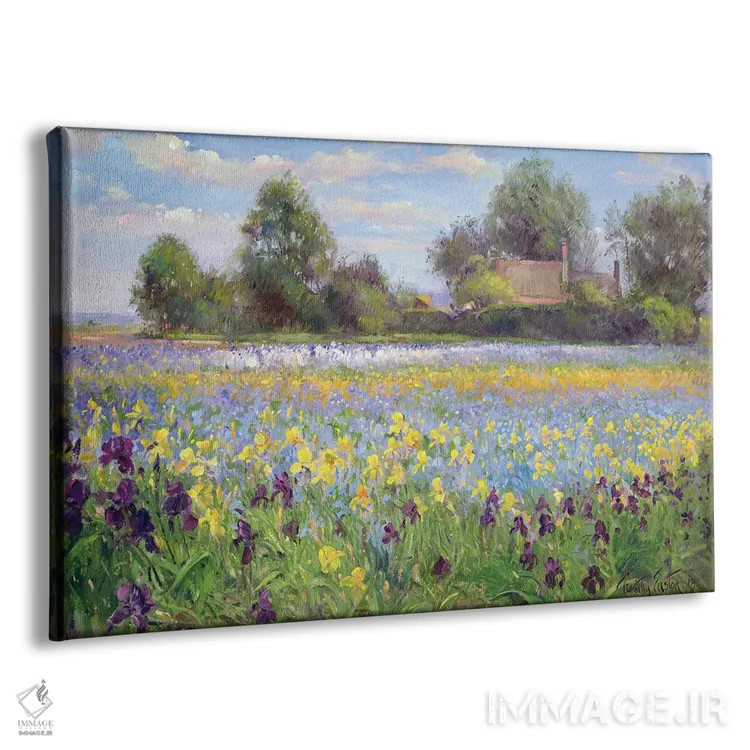 تابلو مزرعه و مزرعه زنبق، ۱۹۹۲ اثر تیموتی ایستون - نمای پرسپکتیو محصول