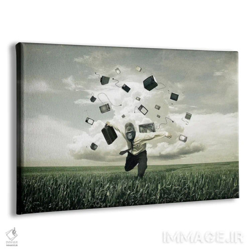 تابلو همچون تمام دنیا دوید اثر اوگنی سولویف - نمای پرسپکتیو محصول