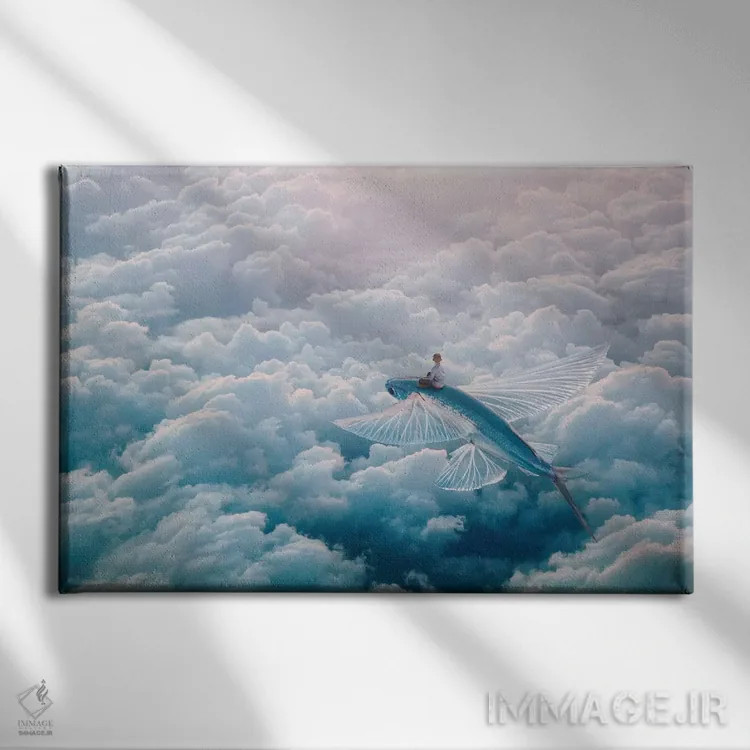 تابلو هواپیما اثر اوگنی سولویف - نمای روبهرو روی دیوار