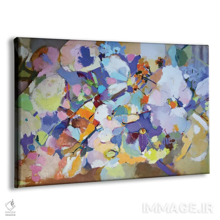 تابلو باغ گلدار اثر النا شرایبمن - نمای پرسپکتیو محصول