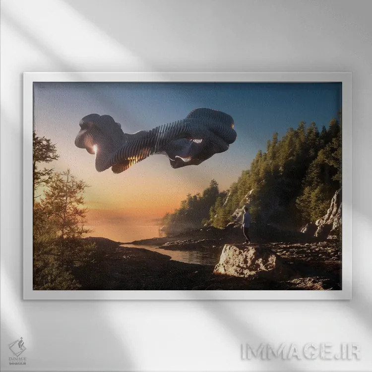 تابلو اکسیر اثر اوگنی سولویف - نمای قابدار سفید