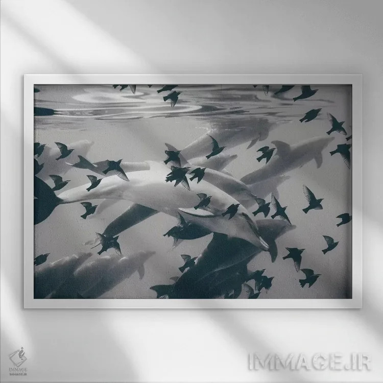 تابلو کشف شدن اثر اوگنی سولویف - نمای قابدار سفید