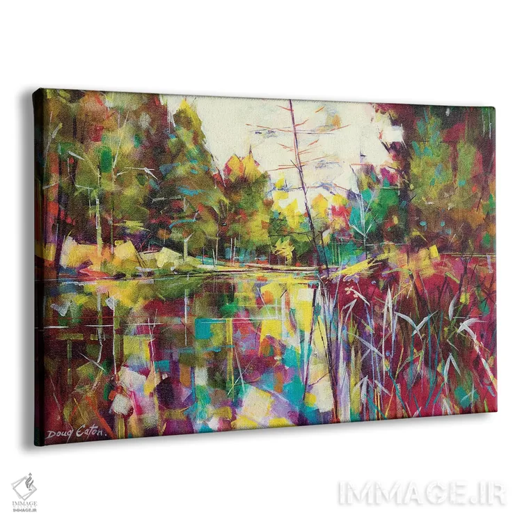 تابلو حوضچههای سودلی (مکان) اثر داگ ایتون - نمای پرسپکتیو محصول