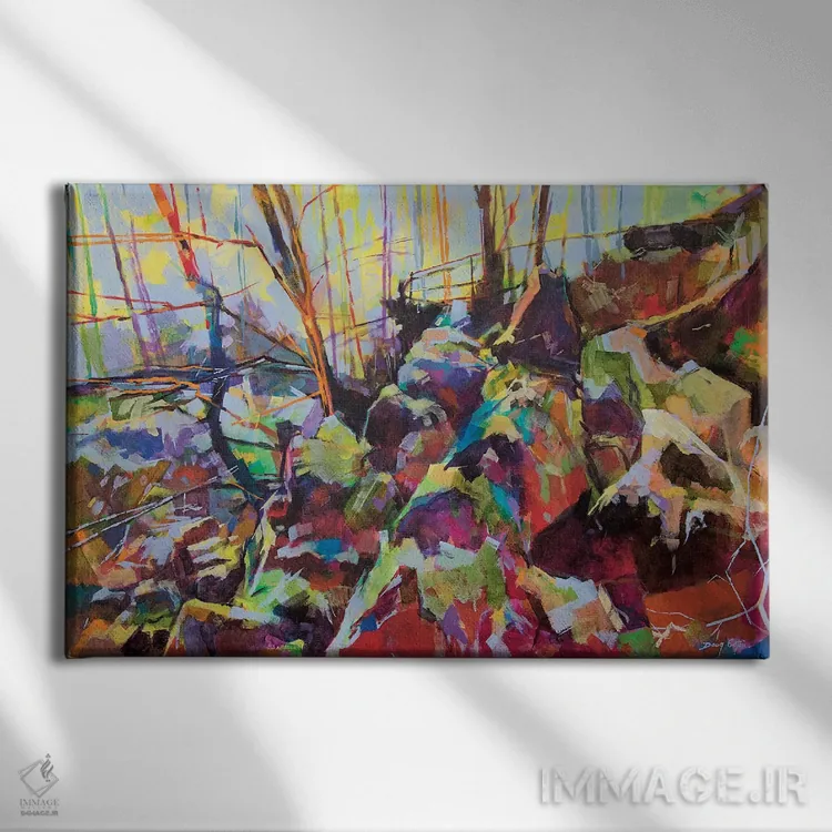 تابلو اسکولز (اسم خاص/مکان) اثر داگ ایتون - نمای روبهرو روی دیوار