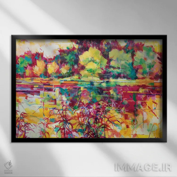 تابلو حوضچههای کنوپ ۲ اثر داگ ایتون - نمای قابدار مشکی