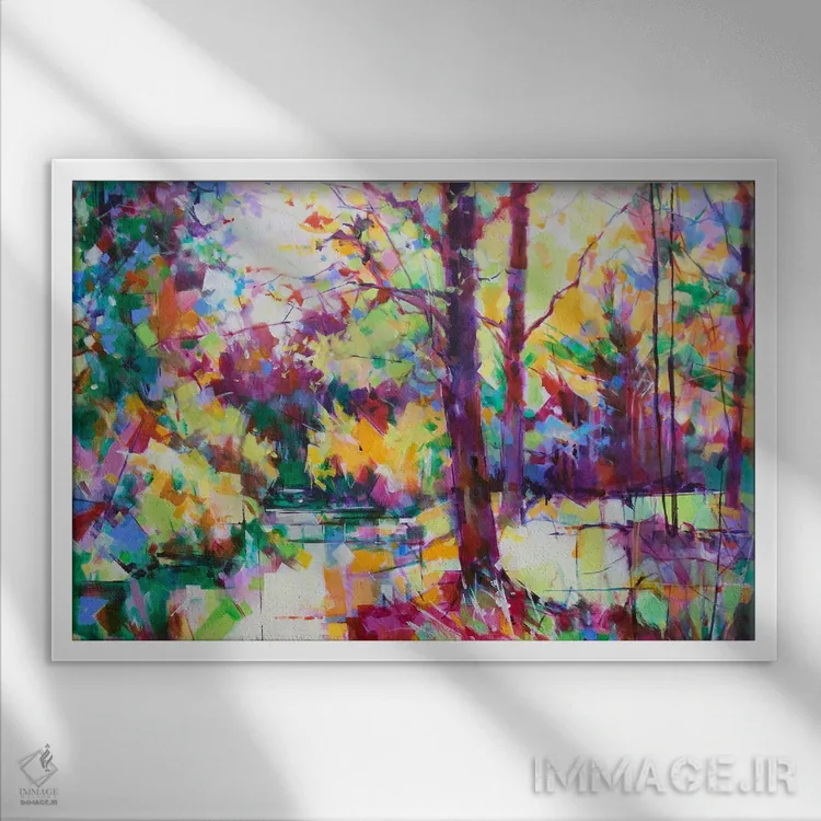 تابلو تنگههای بلیکنی اثر داگ ایتون - نمای قابدار سفید