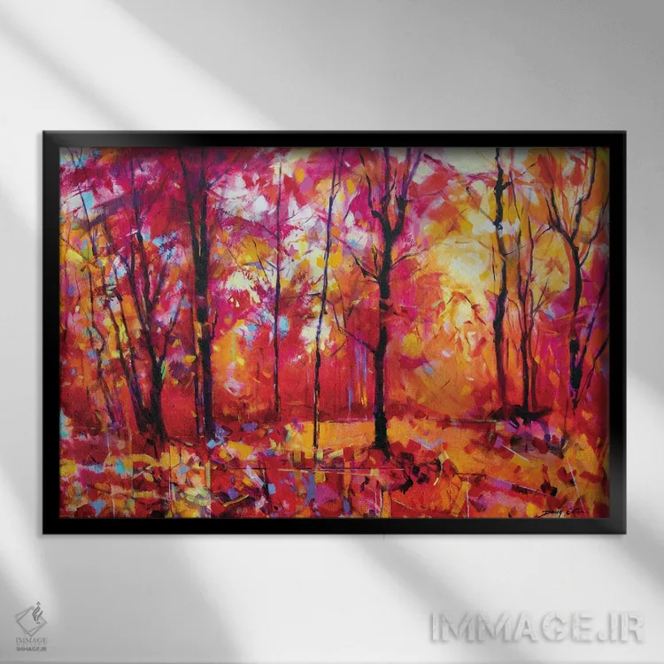 تابلو آهنگهای اج اند اثر داگ ایتون - نمای قابدار مشکی