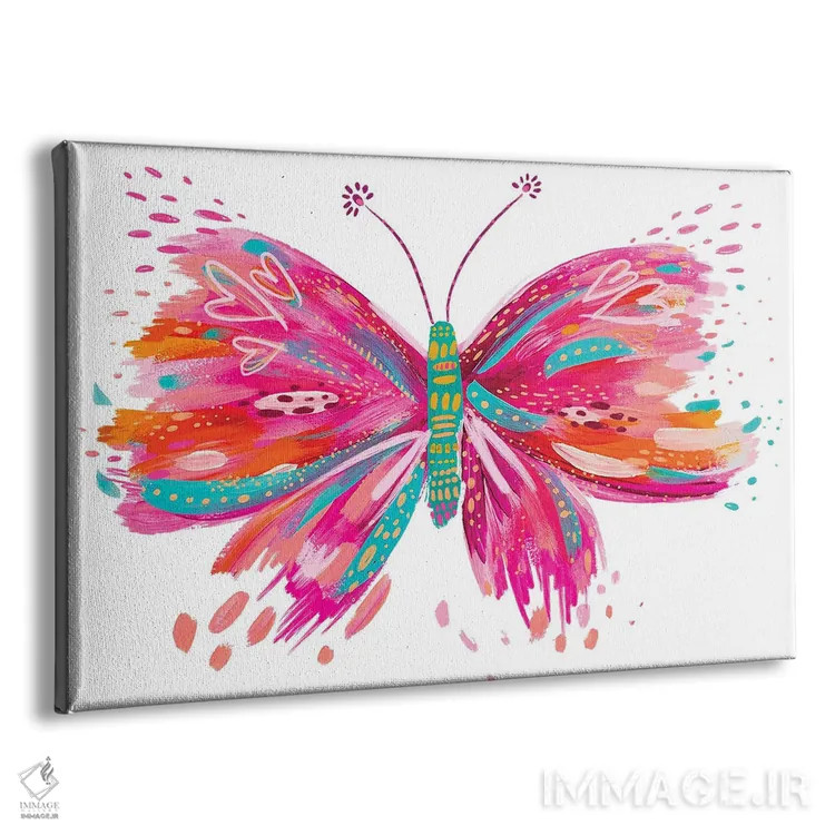 تابلو پروانه دوازدهم اثر اتاوی (برند هنری) - نمای پرسپکتیو محصول