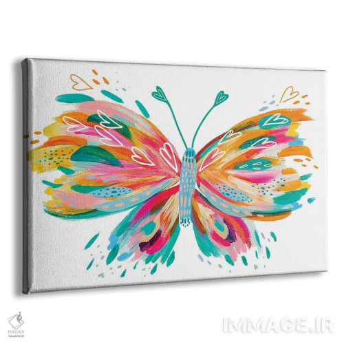 تابلو پروانه نهم اثر اتاوی (برند هنری) - نمای پرسپکتیو محصول
