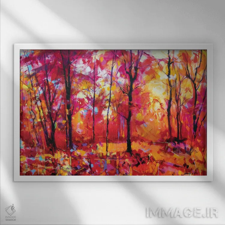 تابلو آهنگهای اج اند اثر داگ ایتون - نمای قابدار سفید