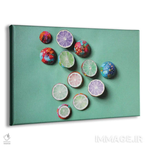 تابلو لیموترش سبز اثر اتاوی (برند هنری) - نمای پرسپکتیو محصول