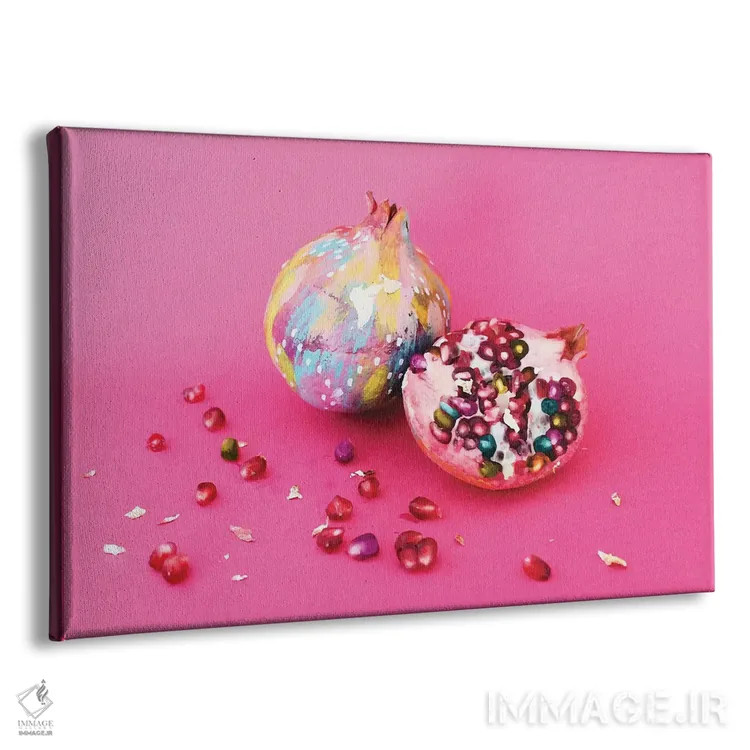 تابلو انار اثر اتاوی (برند هنری) - نمای پرسپکتیو محصول