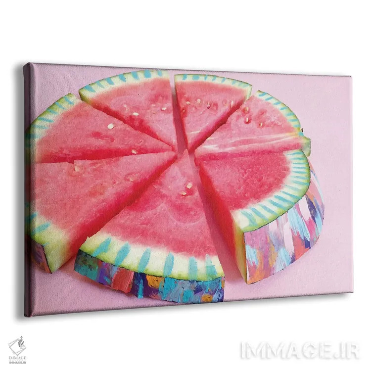 تابلو هندوانه دوم اثر اتاوی (برند هنری) - نمای پرسپکتیو محصول