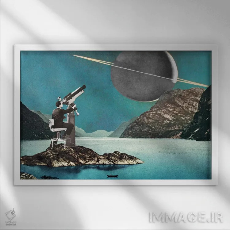 تابلو اوژینیا لولی (هنرمند) اثر اوژینا لولی - نمای قابدار سفید