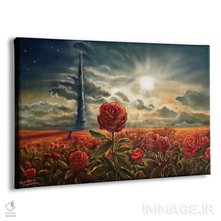 تابلو برج تاریک اثر آناستازیا اِوگرافوا - نمای پرسپکتیو محصول