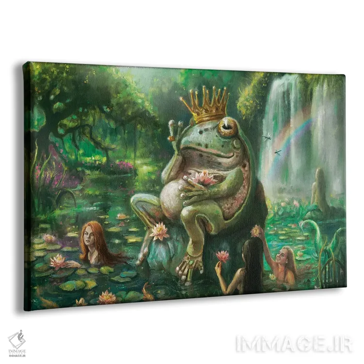 تابلو دریاچه مخفی اثر آناستازیا اِوگرافوا - نمای پرسپکتیو محصول