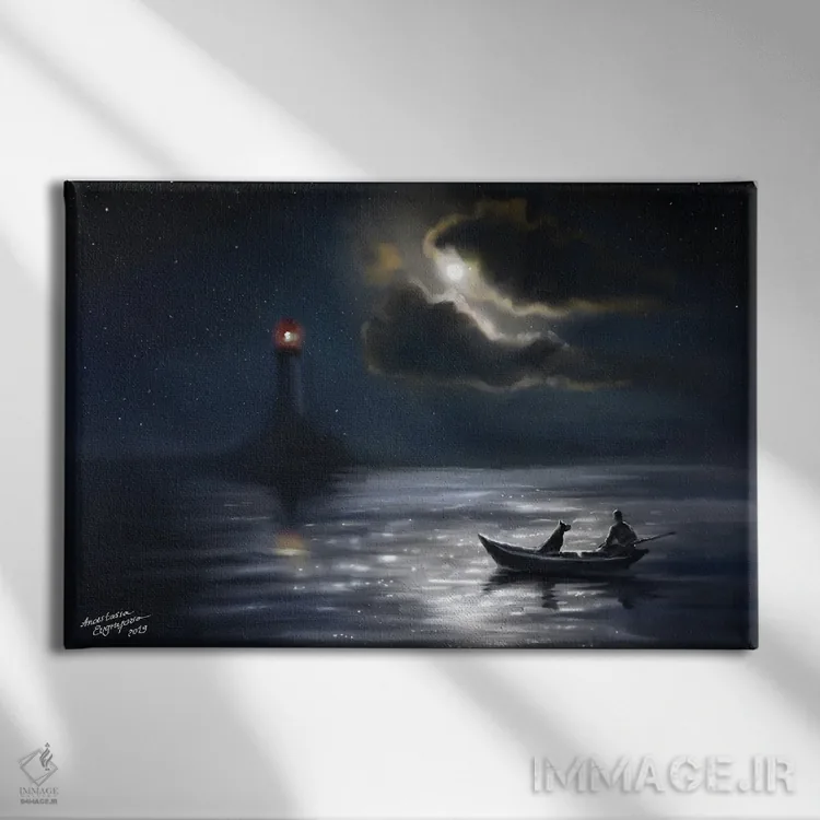 تابلو سفر اثر آناستازیا اِوگرافوا - نمای روبهرو روی دیوار