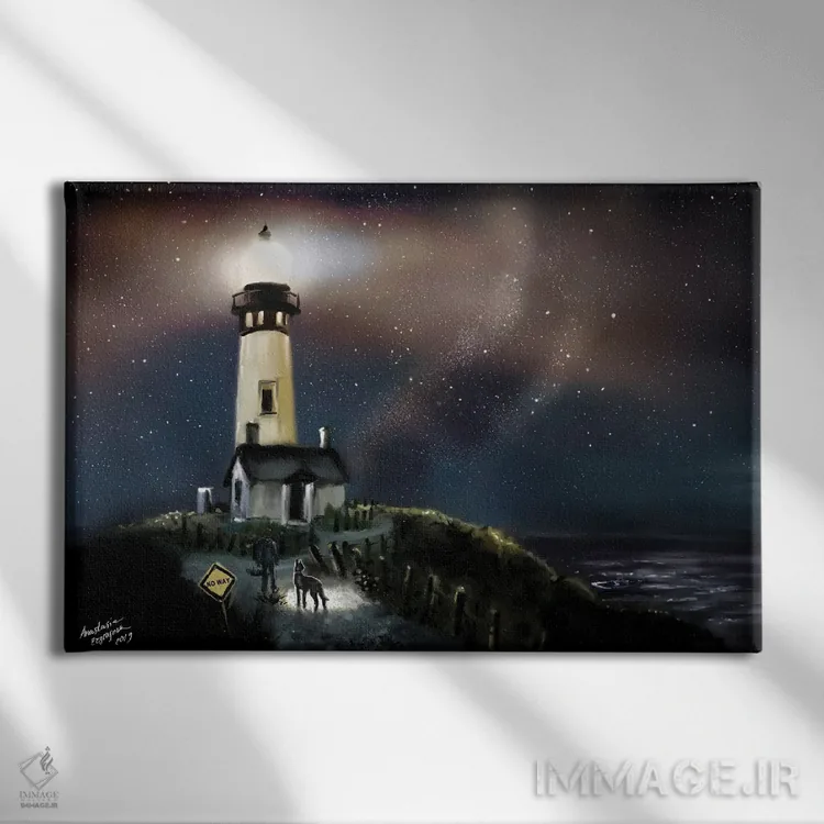 تابلو سفر بخش دوم اثر آناستازیا اِوگرافوا - نمای روبهرو روی دیوار