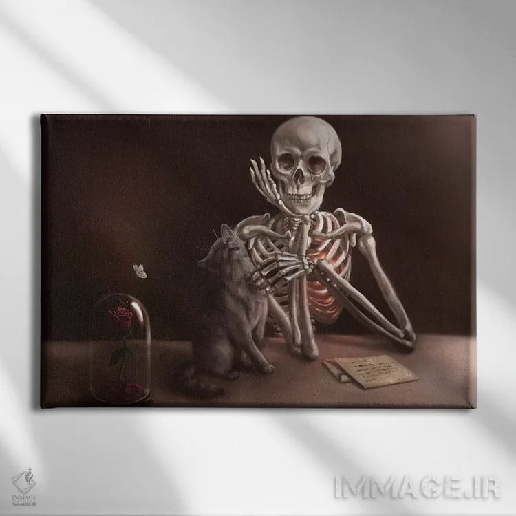 تابلو حساسیت اثر آناستازیا اِوگرافوا - نمای روبهرو روی دیوار