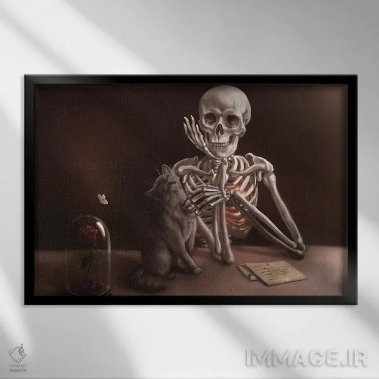 تابلو حساسیت اثر آناستازیا اِوگرافوا - نمای قابدار مشکی