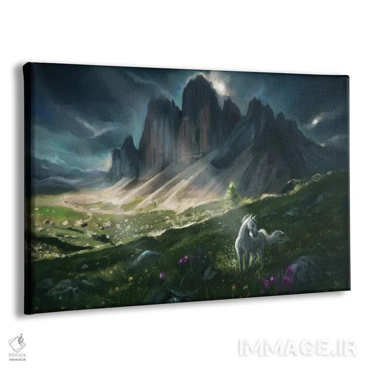 تابلو بهار در آلپ اثر آناستازیا اِوگرافوا - نمای پرسپکتیو محصول