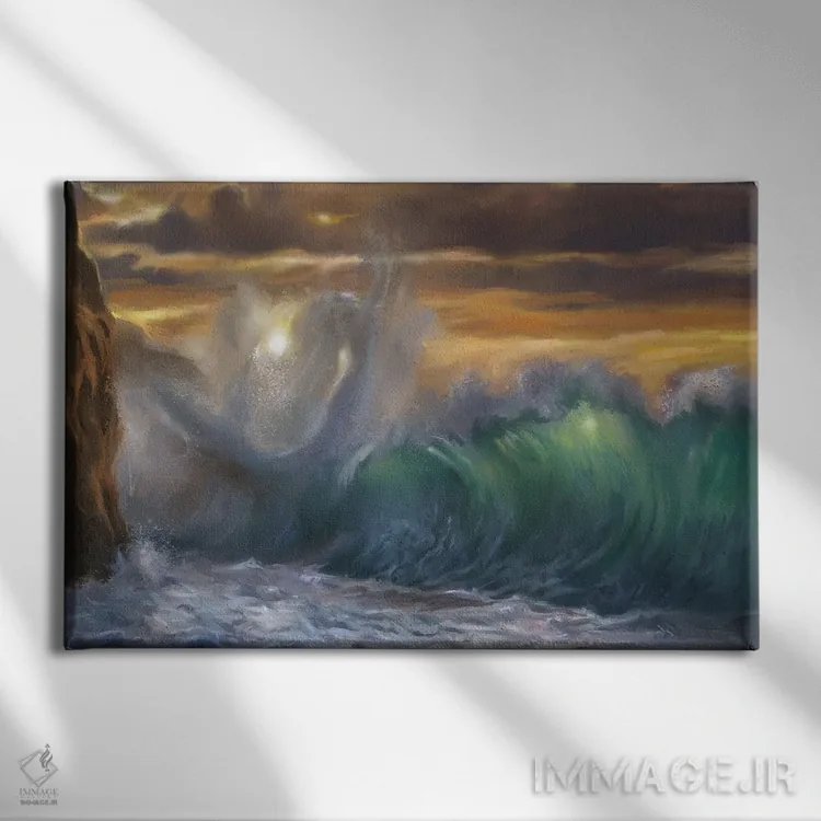 تابلو عنصر اثر آناستازیا اِوگرافوا - نمای روبهرو روی دیوار